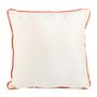 35cm Square Spooky Cat And Pumpkin Print Cushion, thumbnail 4 of 4