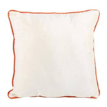 35cm Square Spooky Cat And Pumpkin Print Cushion, 4 of 4