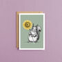 Squirrel And Sunflower Card, thumbnail 1 of 6