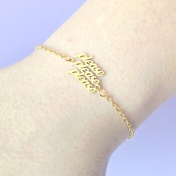 Please Please Please Lyric Bracelet Sabrina Carpenter Inspired, 3 of 6
