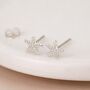 Sterling Silver Starfish Stud Earrings – 7mm, thumbnail 2 of 6