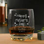 Personalised Happy Father's Day Engraved Glass, thumbnail 1 of 2
