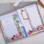 Personalised Blue Floral Desk Stationery Gift Box, thumbnail 1 of 6