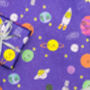 Cosmic Space Gift Wrap Set Of Two Sheets, thumbnail 2 of 2
