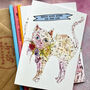 Mystic Kitty Wishes You Good Luck Card, thumbnail 1 of 3