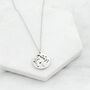 Personalised Special Location Coordinates Map Necklace, thumbnail 6 of 10