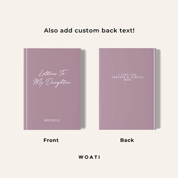 Custom Text Personalised Notebook, 5 of 10