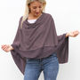 Personalised Wool Mix Poncho, thumbnail 7 of 12