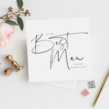 Modern Text Bridesmaid Card |Maid Of Honour|Flower Girl, 3 of 4