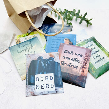 Bird Lover Gifts: Tea Gift Set For Bird Watchers, 5 of 12