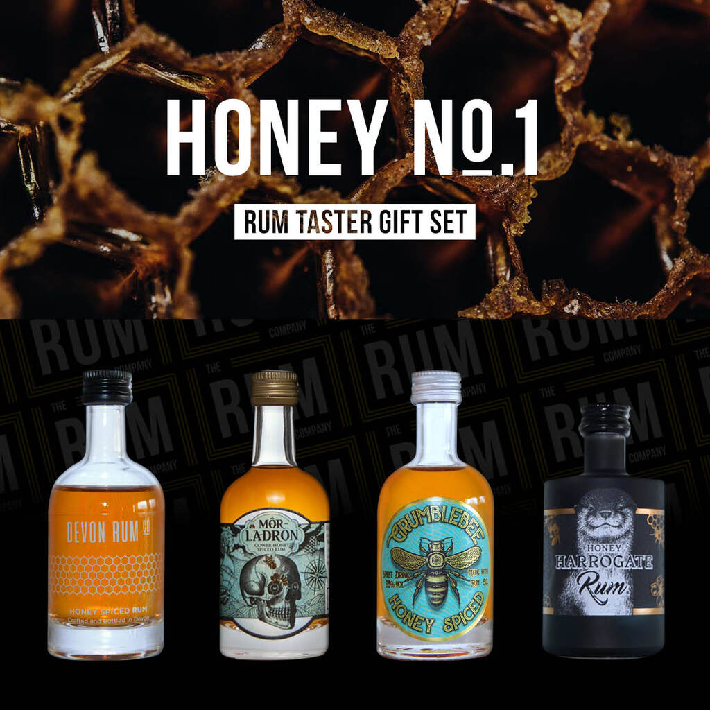 Honey Rum Taster Set Gift Box One By The Rum Company