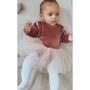 A Handmade Baby Girl Velvet Tutu Leotard Dress, thumbnail 2 of 7