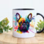 French Bull Dog Gifts. Color Splash, Dog Lover Gift Personalised, thumbnail 2 of 5