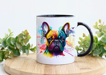 French Bull Dog Gifts. Color Splash, Dog Lover Gift Personalised, 2 of 5