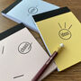 'Chaos, Ideas, Order' Letterpress Notebooks, thumbnail 3 of 3