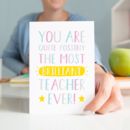 Thank You Teaching Assistant Card By Joanne Hawker | notonthehighstreet.com