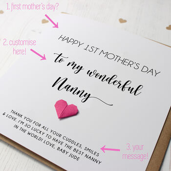 Personalised Mother's Day Card For Nanny, 3 of 5