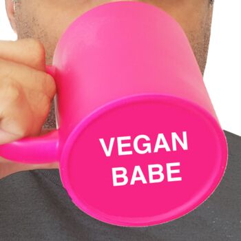 Colourful Neon Mug With Secret Vegan Message, 8 of 12
