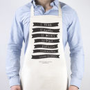 Personalised Anniversary Apron