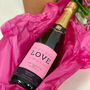 Personalised Valentines 'Love' Champagne, thumbnail 1 of 6