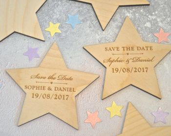 Save The Date Star Magnet, 2 of 4