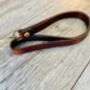 Personalised Brown Leather Lanyard, ID Badge Lanyard, thumbnail 10 of 10