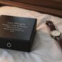 Personalised Hand Finished Leather Cufflink Box, thumbnail 2 of 10