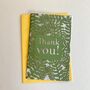Thank You Papercut Plantable Seed Card, thumbnail 2 of 5