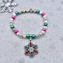 Personalised Christmas Xmas Charm Bracelet, thumbnail 7 of 11