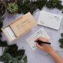 Wooden Wedding Advice Box With 50 Cards, thumbnail 3 of 3