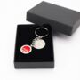 Personalised Cricket Ball Key Chain/Keyring, thumbnail 4 of 6