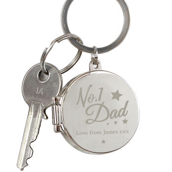 Personalised Dad Photo Keyring, 2 of 5