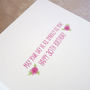 'Sparkly As You' Gold Glitter Letter Birthday Card, thumbnail 3 of 4