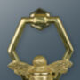 Brass Bumble Bee Honeycomb Door Knocker Brass Finish, thumbnail 3 of 3