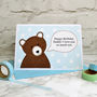 'Bear' Personalised Birthday Card, thumbnail 3 of 3