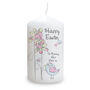Personalised Daffodil Easter Pillar Candle, thumbnail 2 of 2
