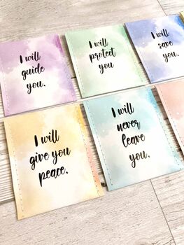 God's Promises Watercolour Tea Gift | Bible Scriptures | Christian Gift, 3 of 6