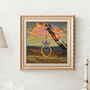Surreal Fantasy And Mountain Scenery Square Art Print, thumbnail 1 of 3