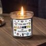 You Are 'Allsorts' Of Awesome! Personalised Gift Candle, thumbnail 2 of 3