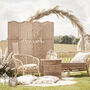 Ivory Draping Fabric Wedding Backdrop, thumbnail 4 of 4
