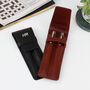Personalised Double Leather Pen Holder, thumbnail 3 of 7