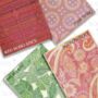 Red Spice Pattern Out Door Rug, thumbnail 5 of 6
