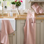 Blush Pink Cotton Kitchen Accessories, thumbnail 1 of 2