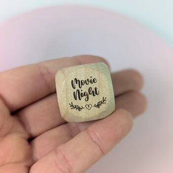 Personalized Date Night Dice Valentine Decision Couple, 2 of 7