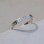 Personalised Hand Stamped Message Ring, thumbnail 8 of 12
