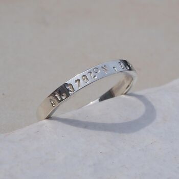 Personalised Hand Stamped Message Ring, 8 of 12