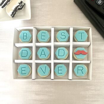 Father's Day Bite Sized Chocolate Coated Oreo Gift, 7 of 7