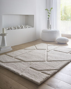 Origins Stack Cream Rug, 2 of 5