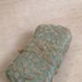 Handcrafted Mint Green Silk Clutch Bag, thumbnail 6 of 8