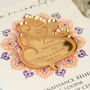 Ganesh Indian Mandala Wedding Invitation Magnets, thumbnail 4 of 9